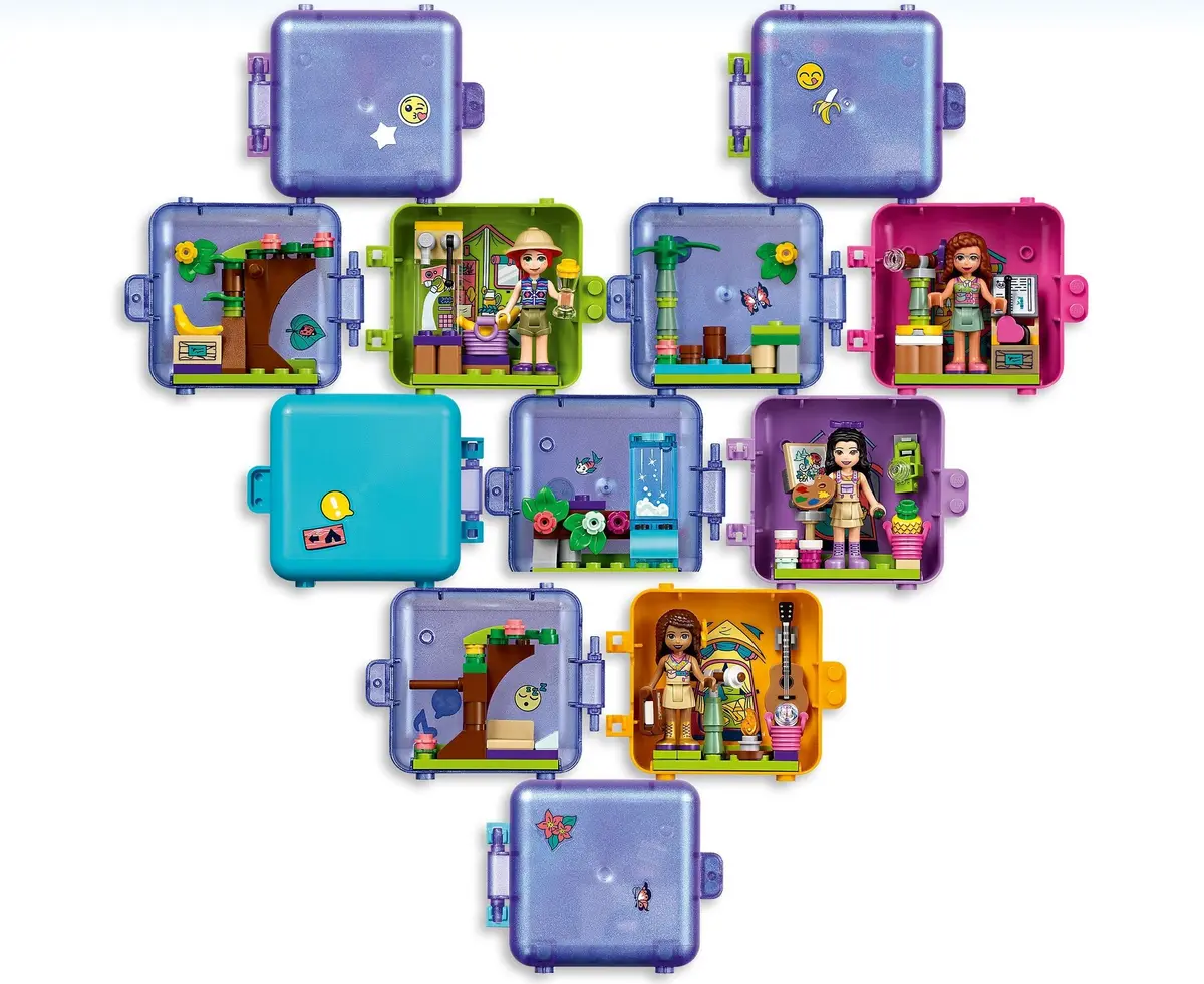 LEGO Friends 41435 Stephanie's Jungle Play Cube set, image 4