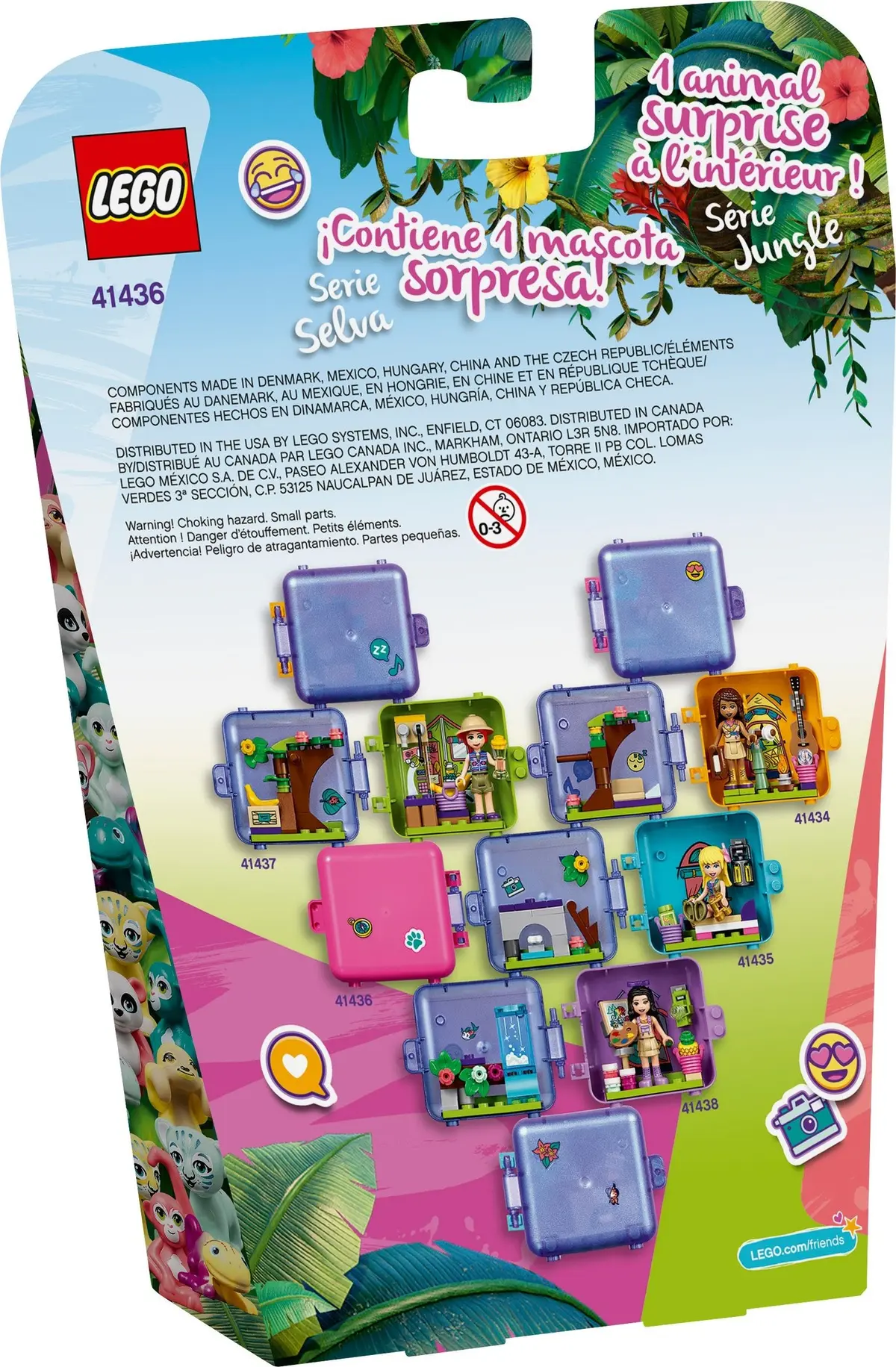 LEGO Friends 41436 Olivia's Jungle Play Cube set, image 5