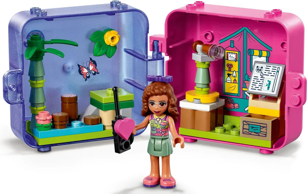 LEGO Friends 41436 Olivia's Jungle Play Cube set, image 3