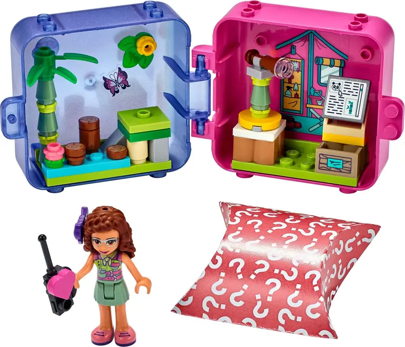LEGO Friends 41436 Olivia's Jungle Play Cube set