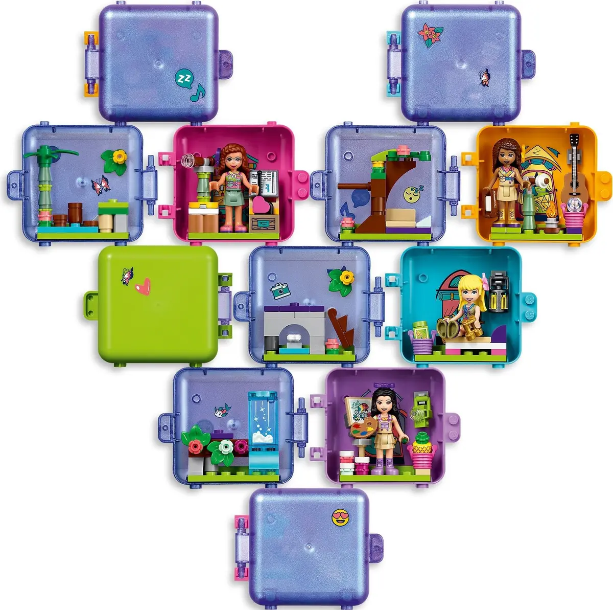 LEGO Friends 41437 Mia's Jungle Play Cube set, image 4