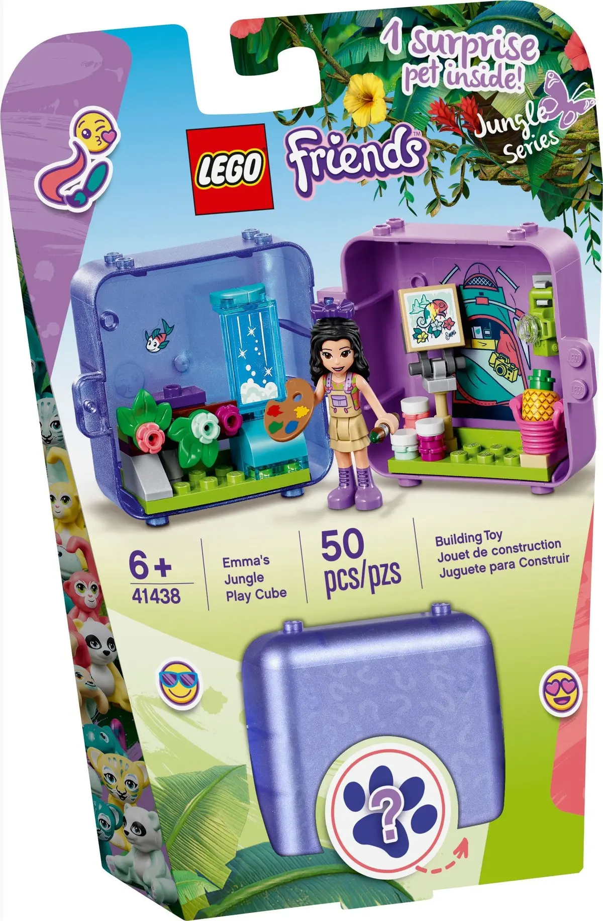 LEGO Friends 41438 Emma's Jungle Play Cube set, image 2