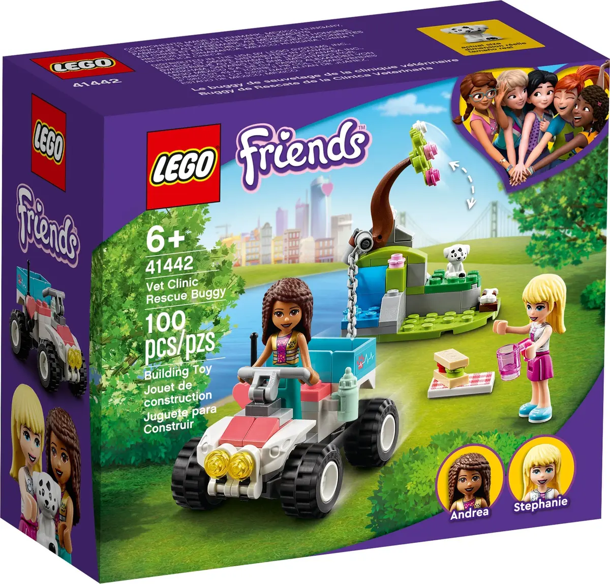 LEGO Friends 41442 Vet Clinic Rescue Buggy set, image 2