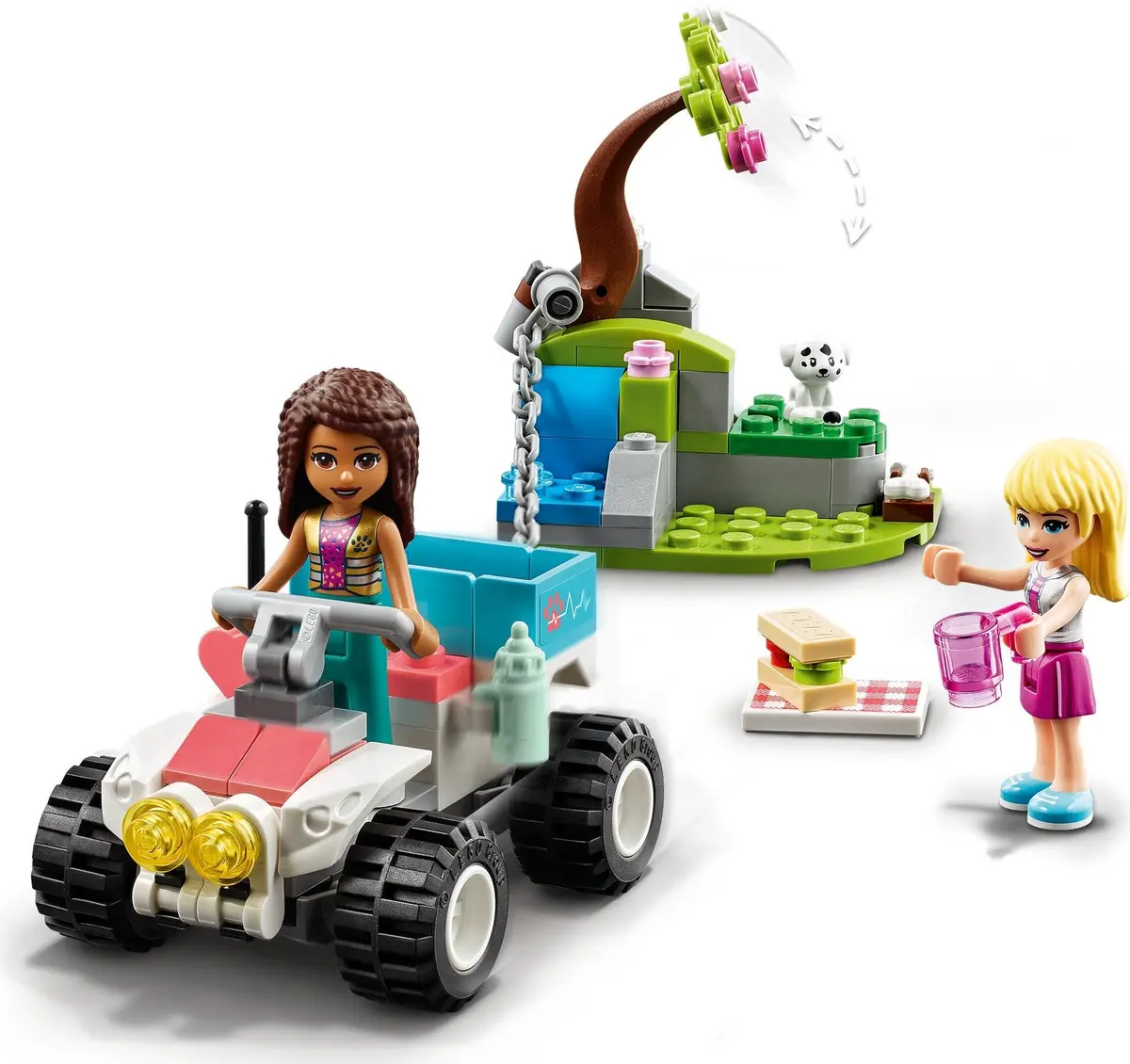 LEGO Friends 41442 Vet Clinic Rescue Buggy set, image 4