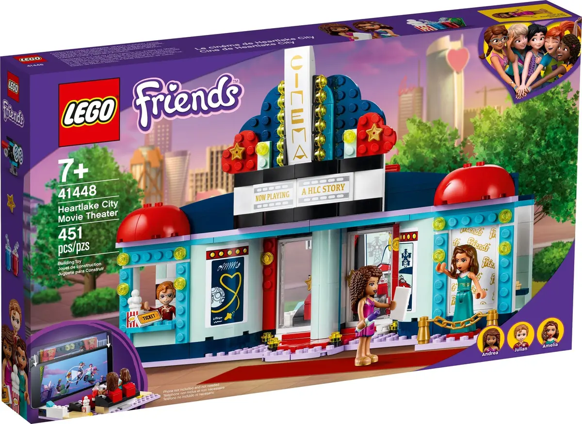 LEGO Friends 41448 Heartlake City Movie Theatre set, image 2