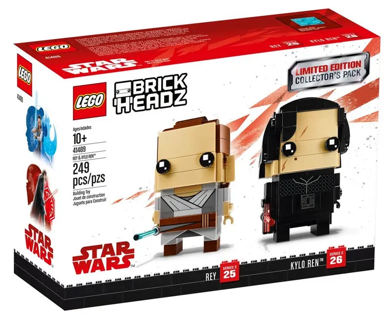 LEGO BrickHeadz 41489 Rey & Kylo Ren set, image 2
