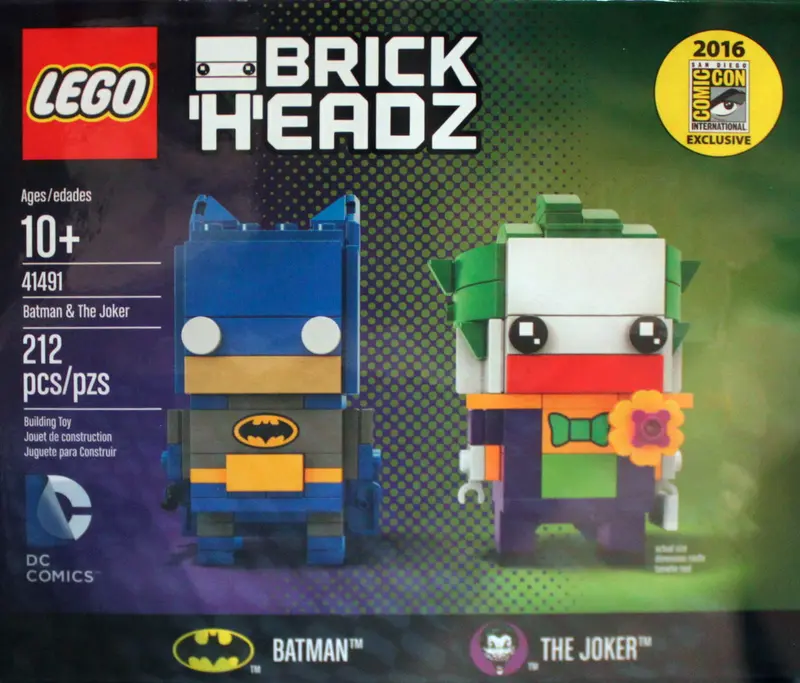 LEGO BrickHeadz 41491 Batman & The Joker set