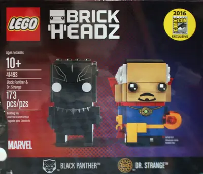 LEGO BrickHeadz 41493 Black Panther & Doctor Strange set