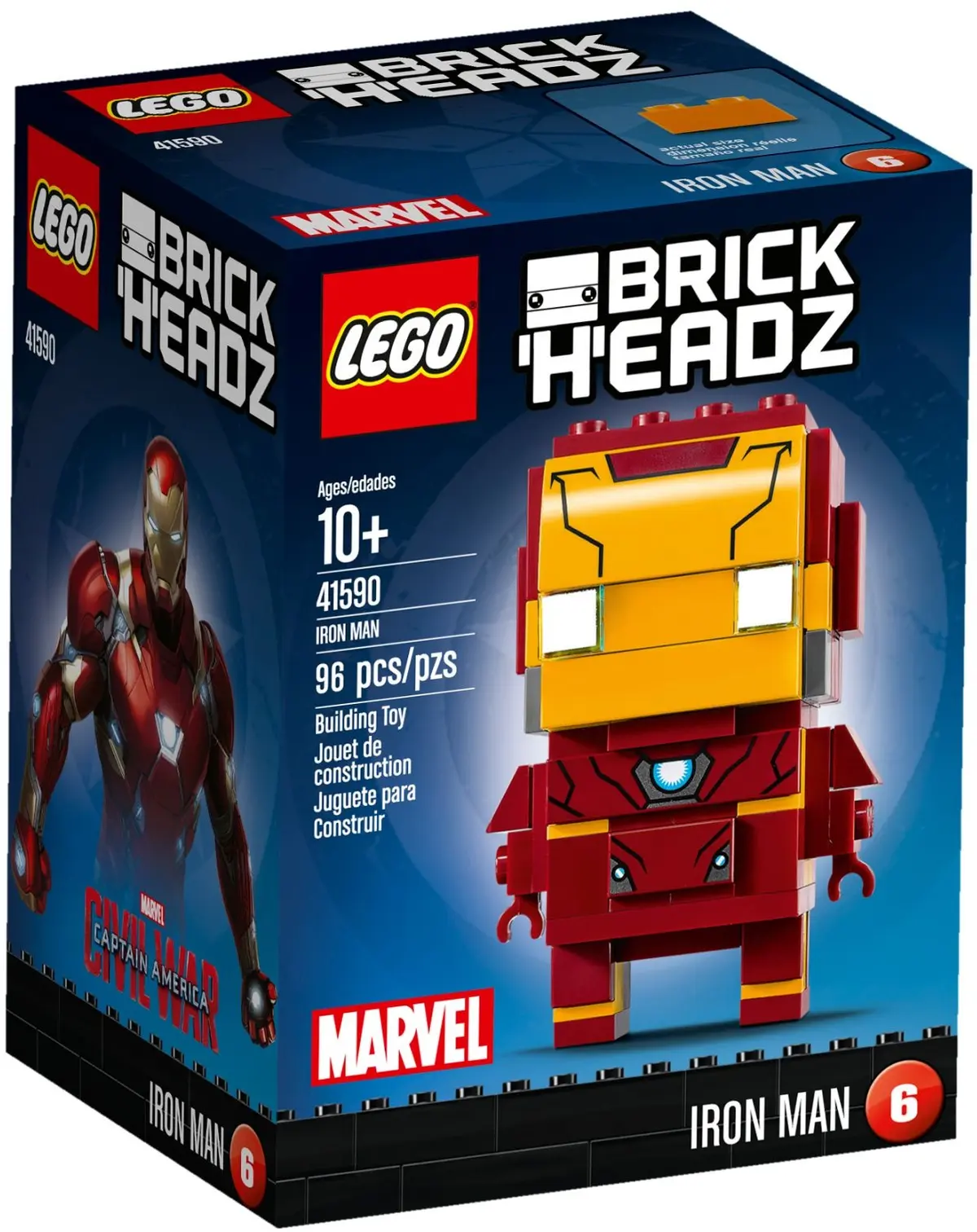LEGO BrickHeadz 41590 Iron Man set, image 2