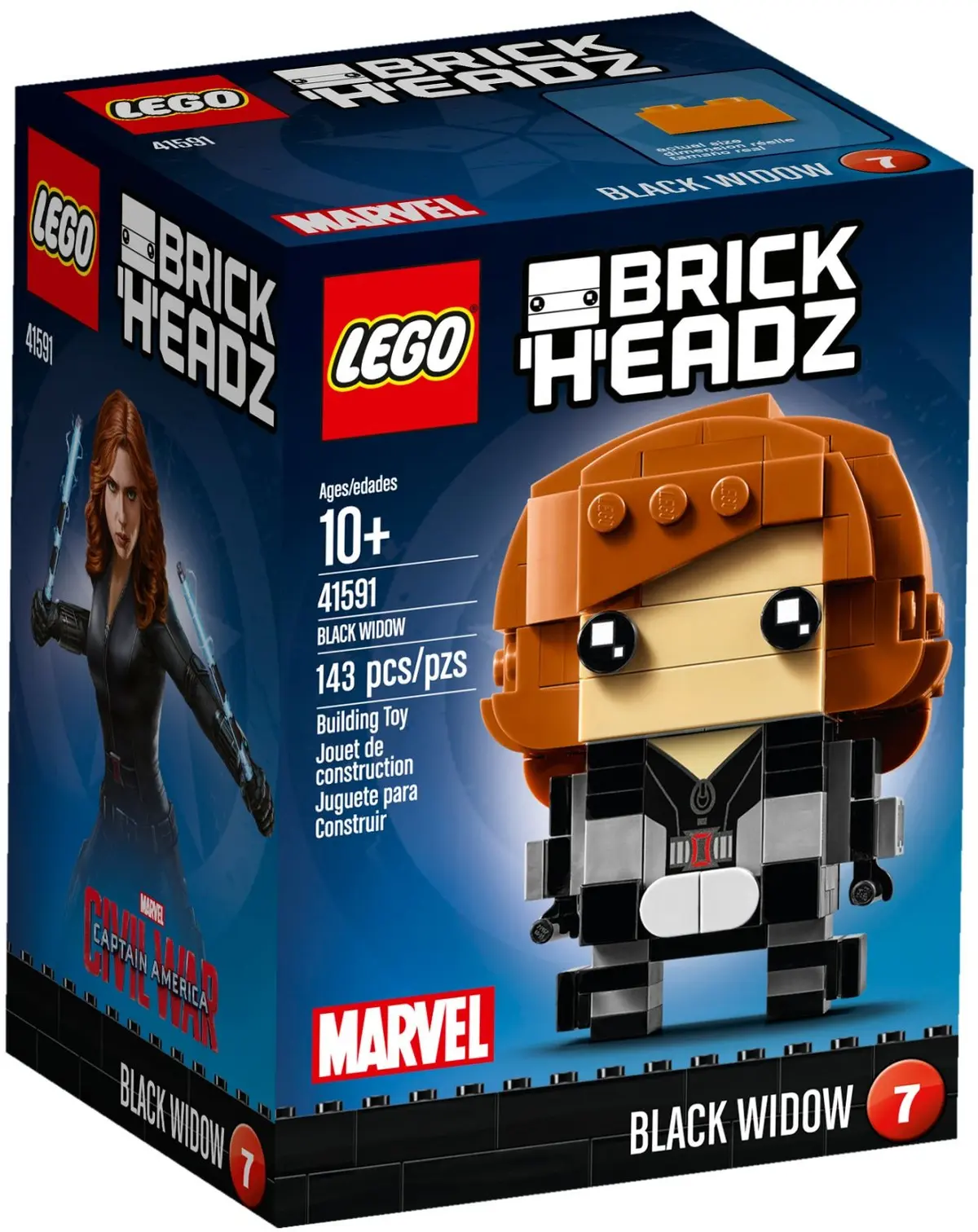 LEGO BrickHeadz 41591 Black Widow set, image 2
