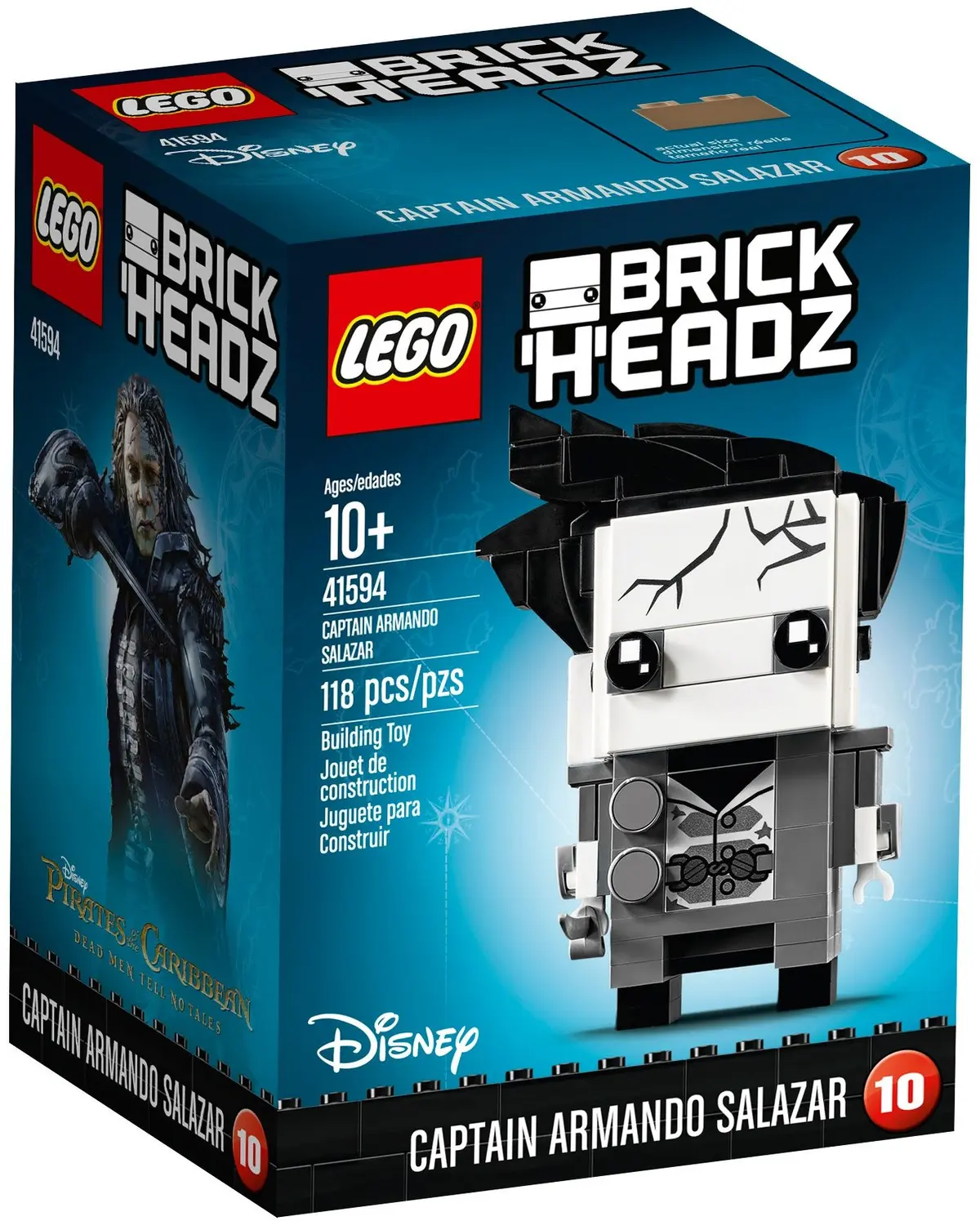 LEGO BrickHeadz 41594 Captain Armando Salazar set, image 2
