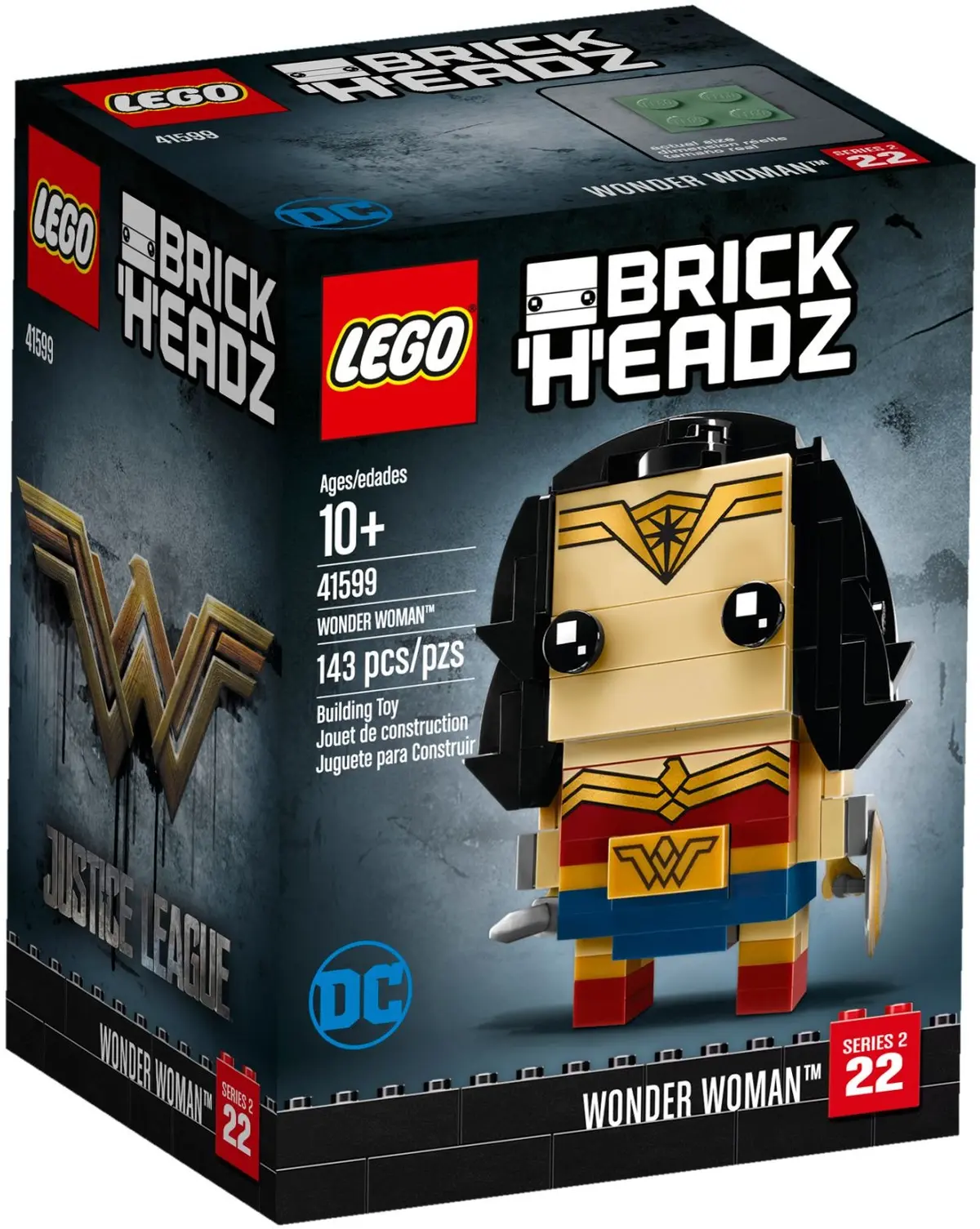 LEGO BrickHeadz 41599 Wonder Woman set, image 2
