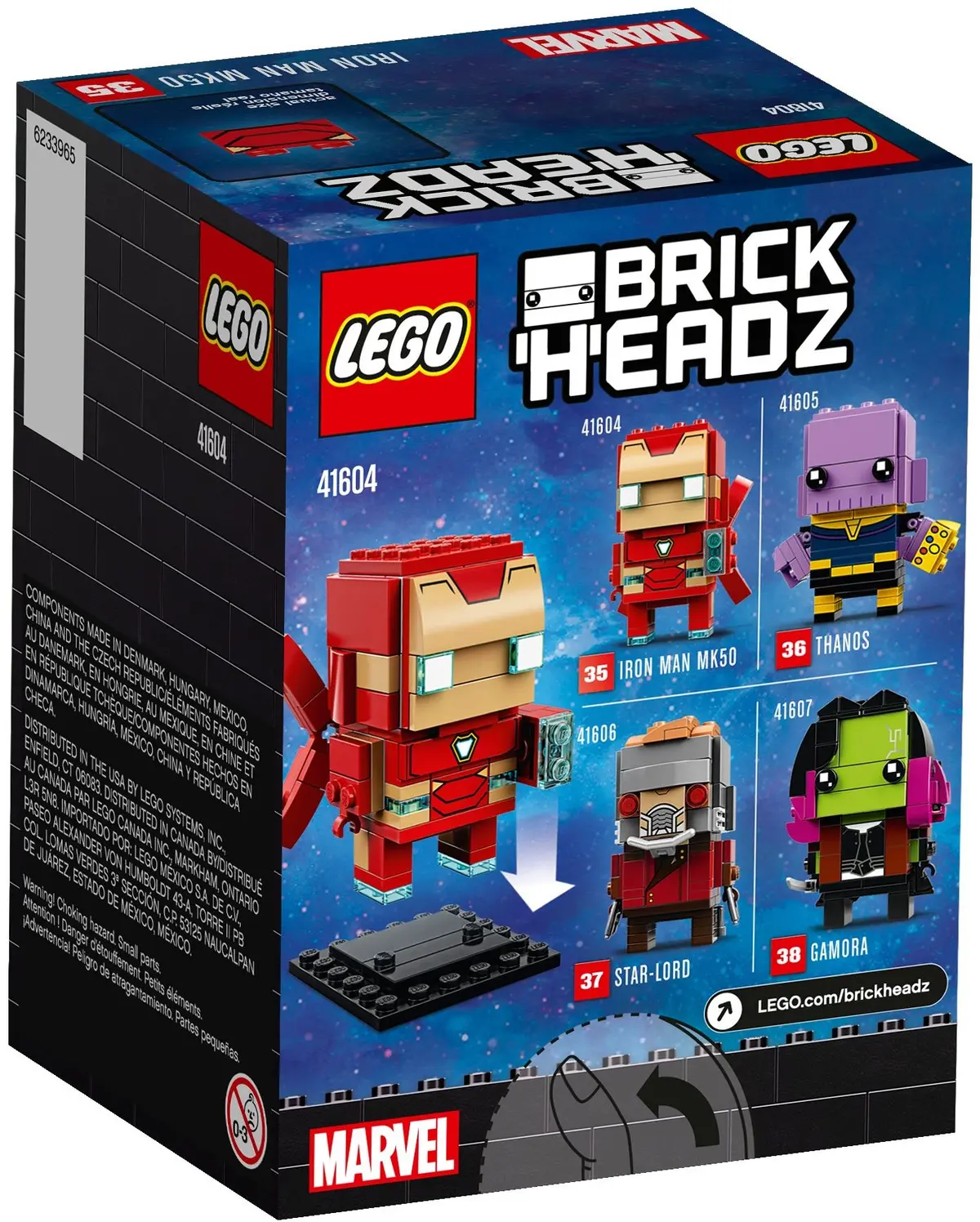 LEGO BrickHeadz 41604 Iron Man MK50 set, image 5