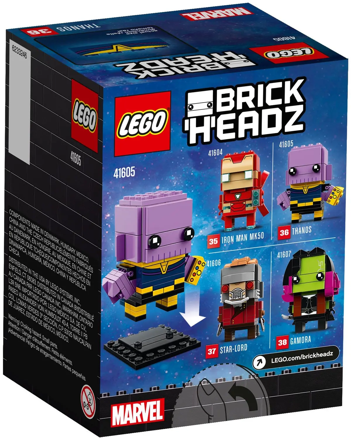 LEGO BrickHeadz 41605 Thanos set, image 5