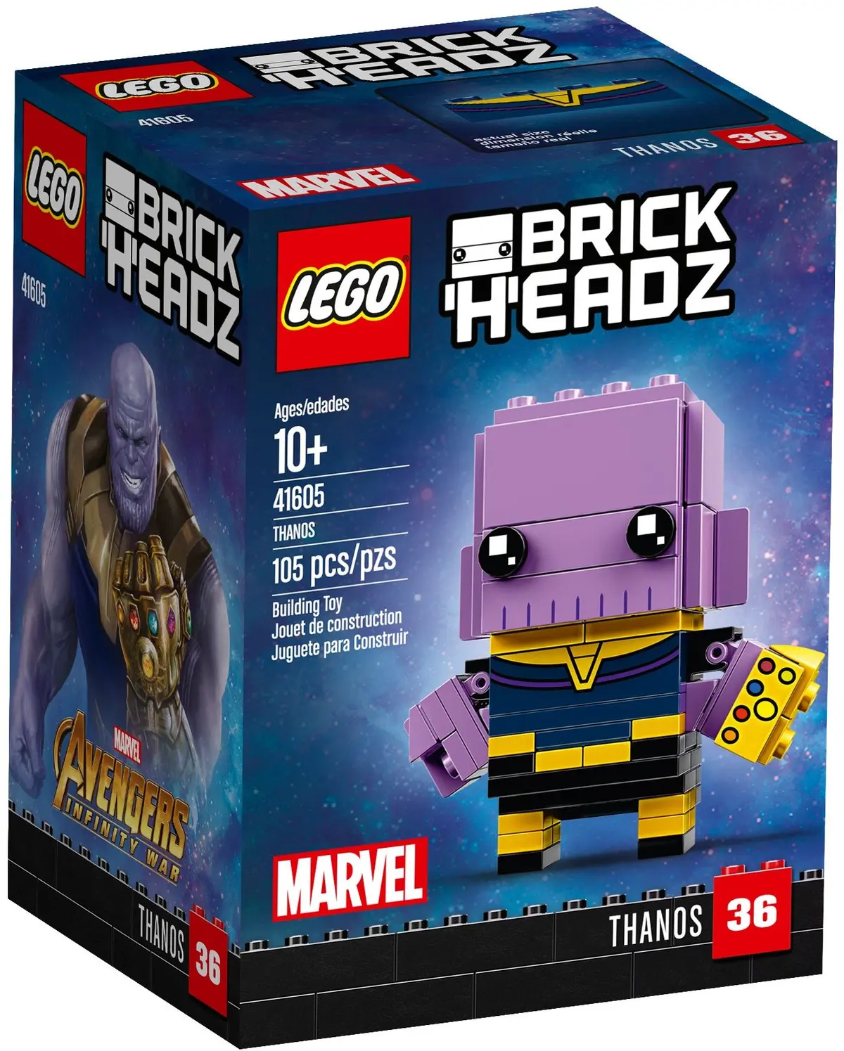 LEGO BrickHeadz 41605 Thanos set, image 2