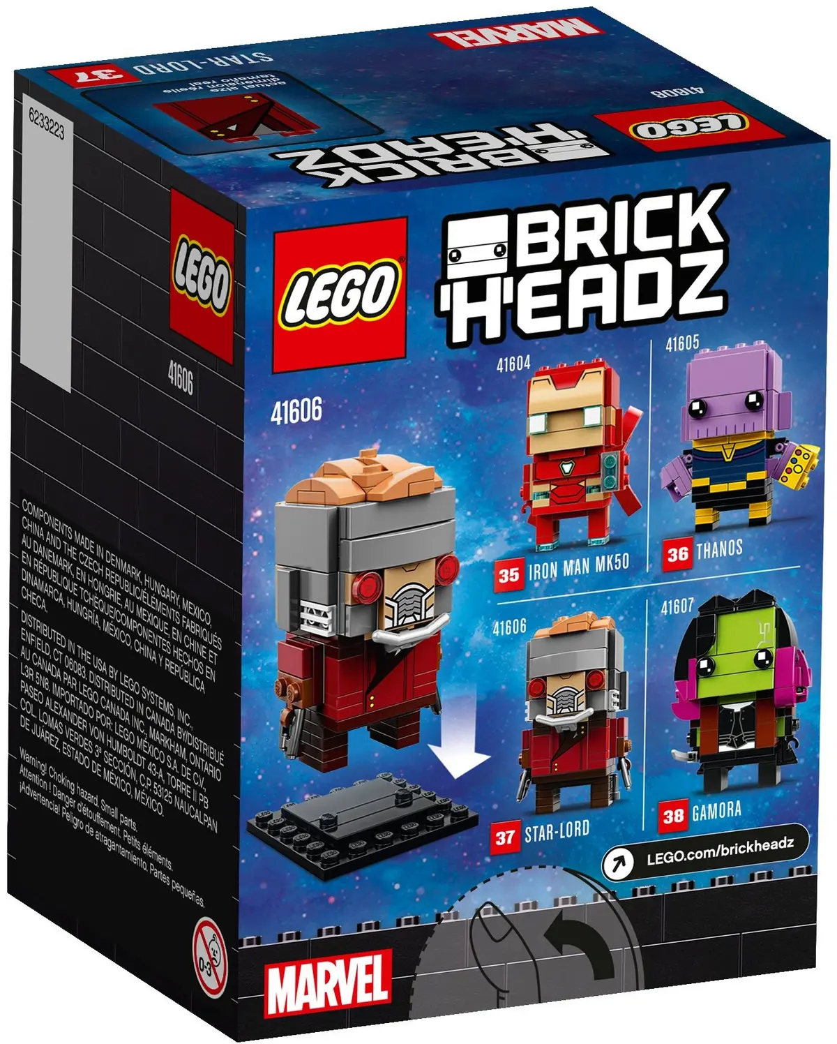 LEGO BrickHeadz 41606 Star-Lord set, image 5