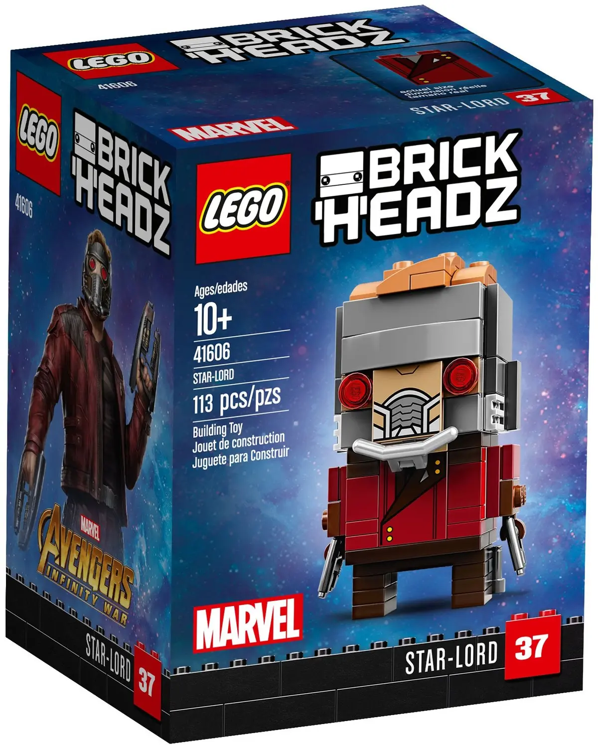 LEGO BrickHeadz 41606 Star-Lord set, image 2