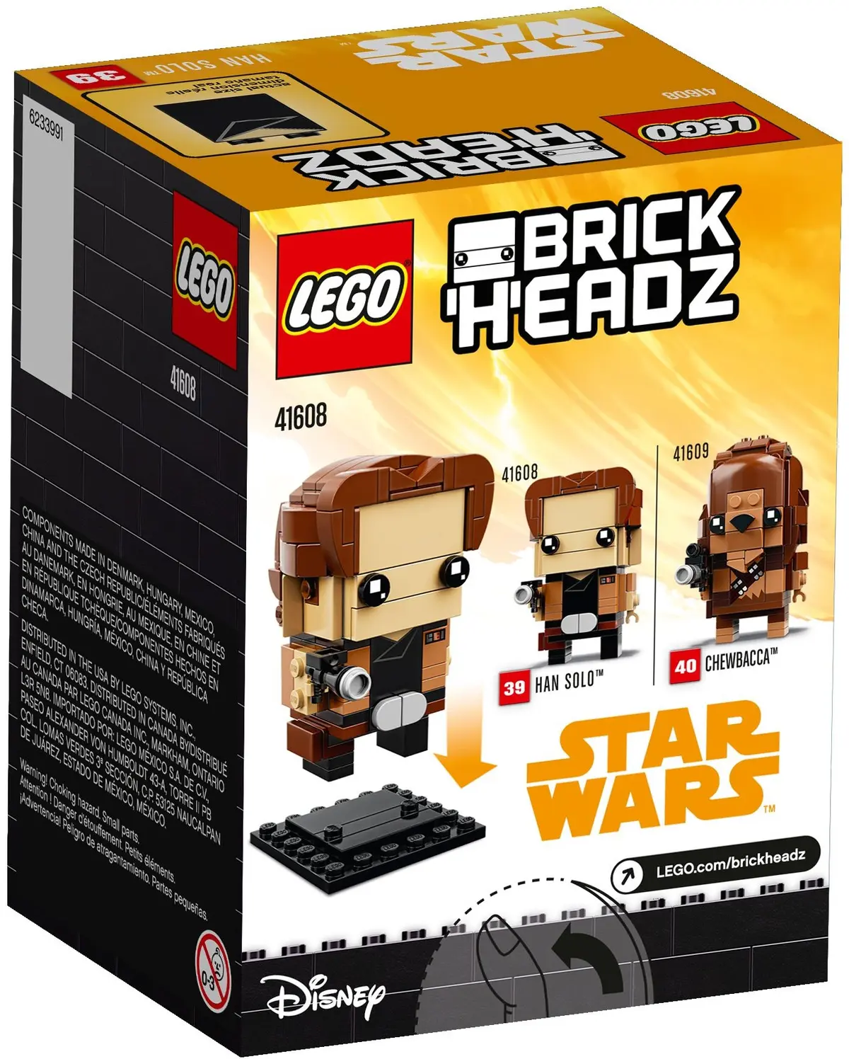 LEGO BrickHeadz 41608 Han Solo set, image 5