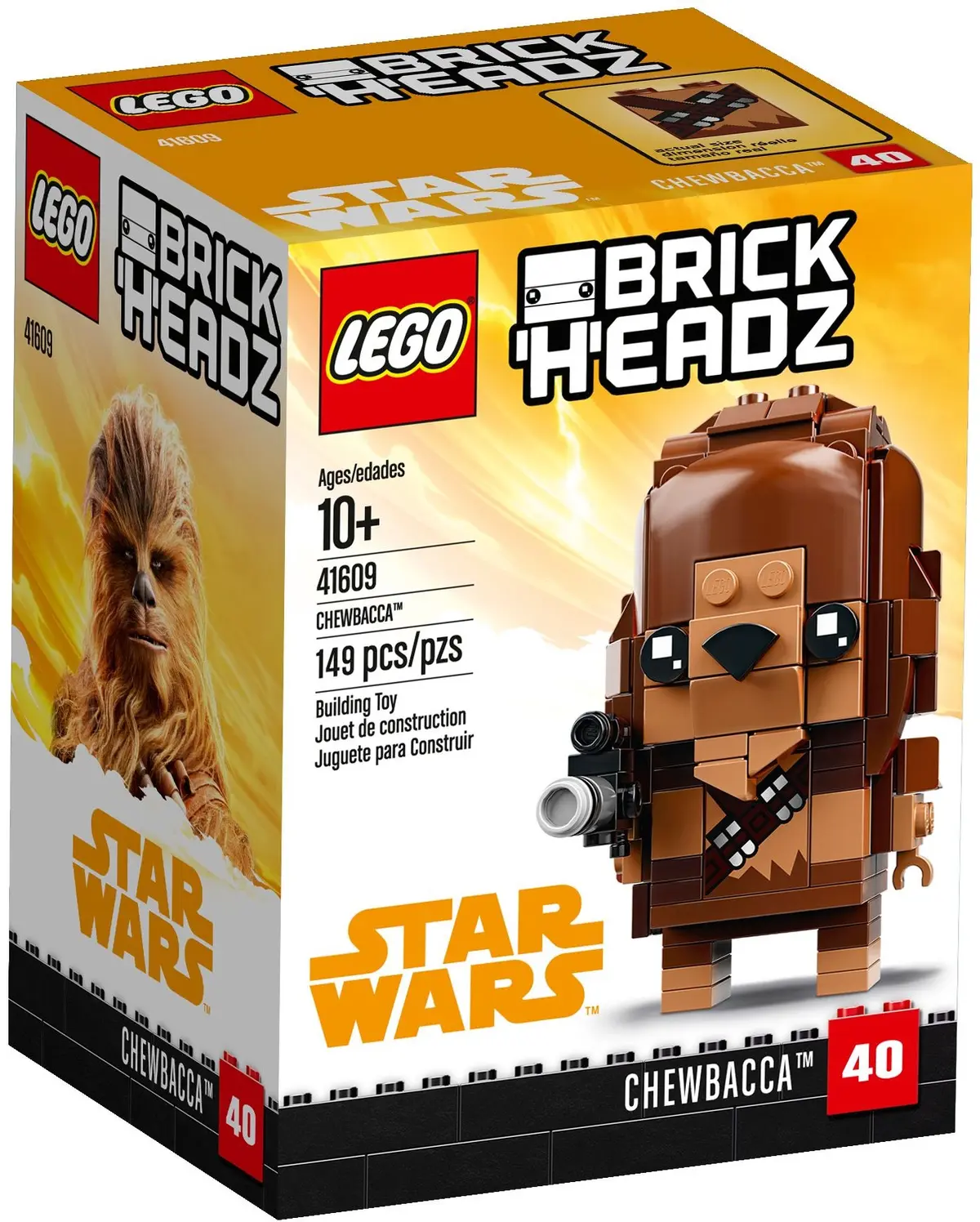 LEGO BrickHeadz 41609 Chewbacca set, image 2