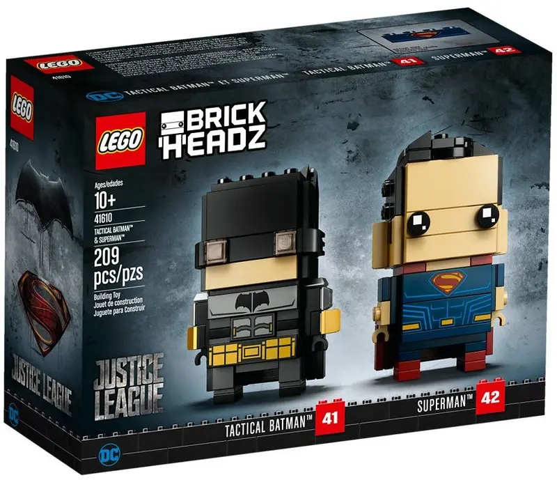 LEGO BrickHeadz 41610 Tactical Batman & Superman set, image 2