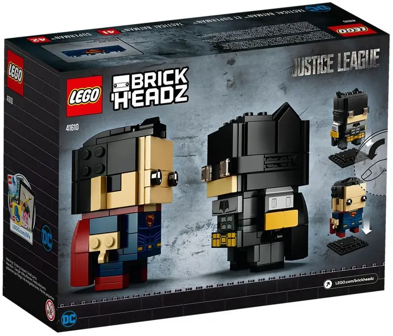 LEGO BrickHeadz 41610 Tactical Batman & Superman set, image 3