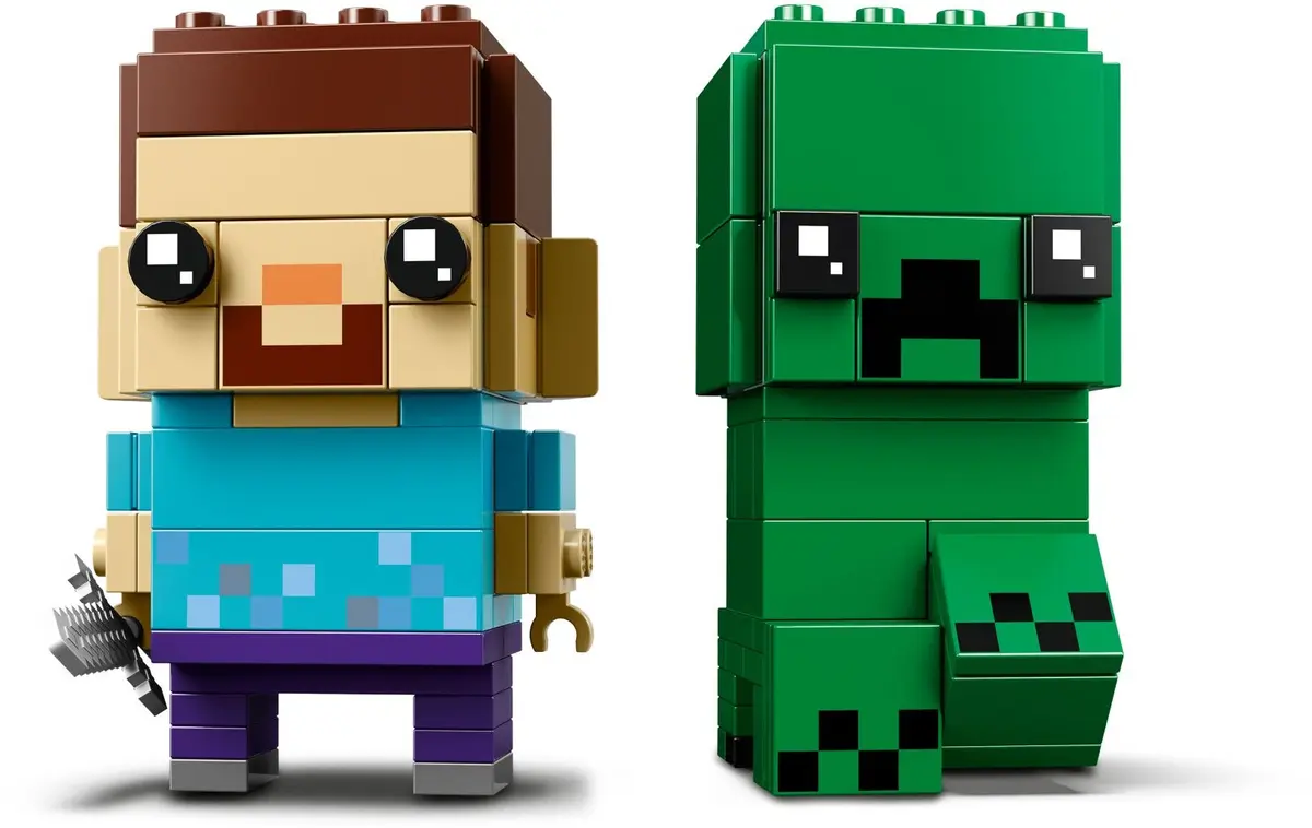 LEGO BrickHeadz 41612 Steve & Creeper set, image 3