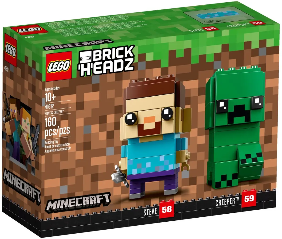 LEGO BrickHeadz 41612 Steve & Creeper set, image 2