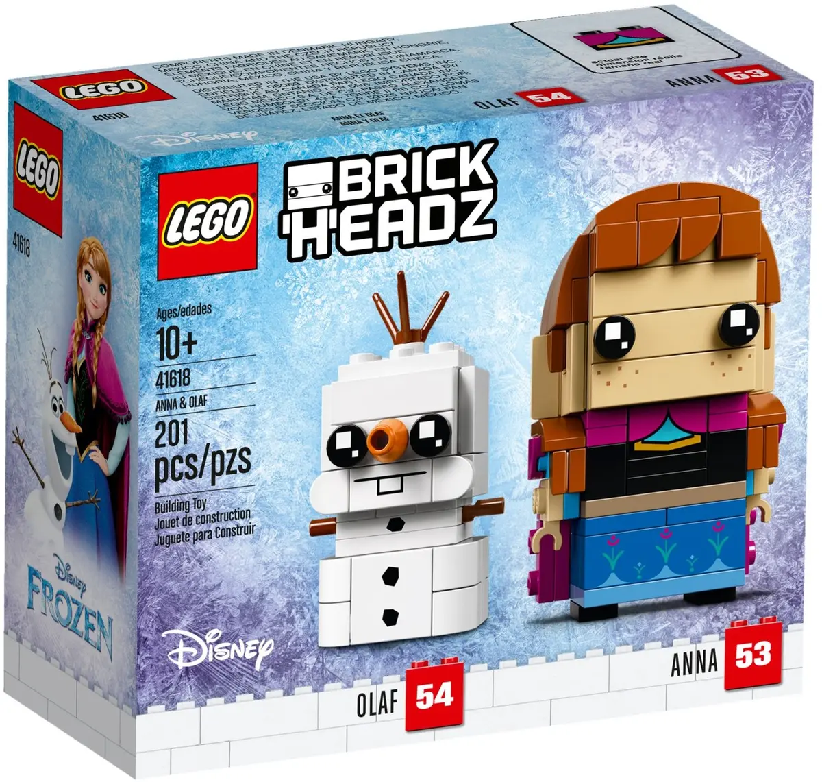 LEGO BrickHeadz 41618 Anna & Olaf set, image 2