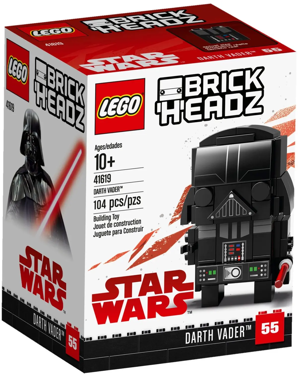 LEGO BrickHeadz 41619 Darth Vader set, image 2