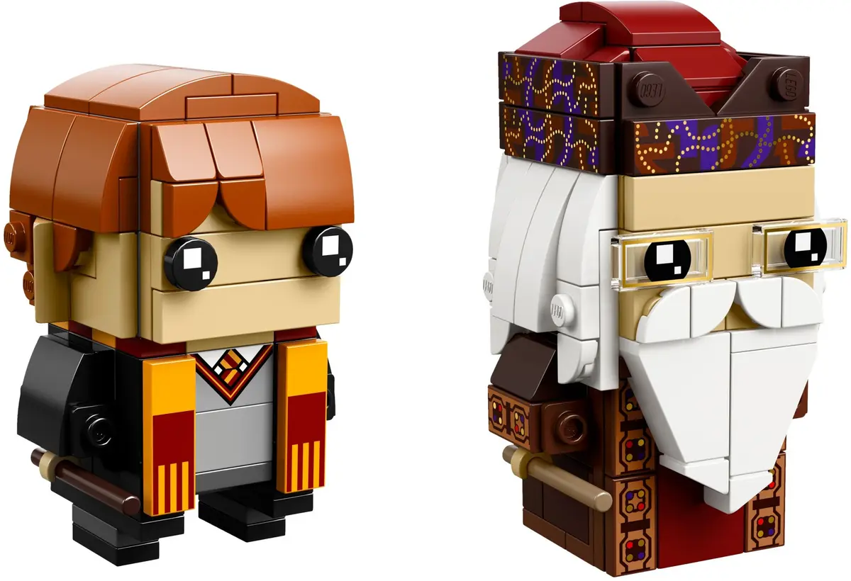 LEGO BrickHeadz 41621 Ron Weasley & Albus Dumbledore set