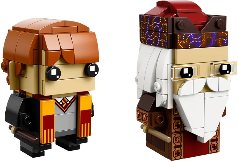LEGO BrickHeadz 41621 Ron Weasley & Albus Dumbledore set