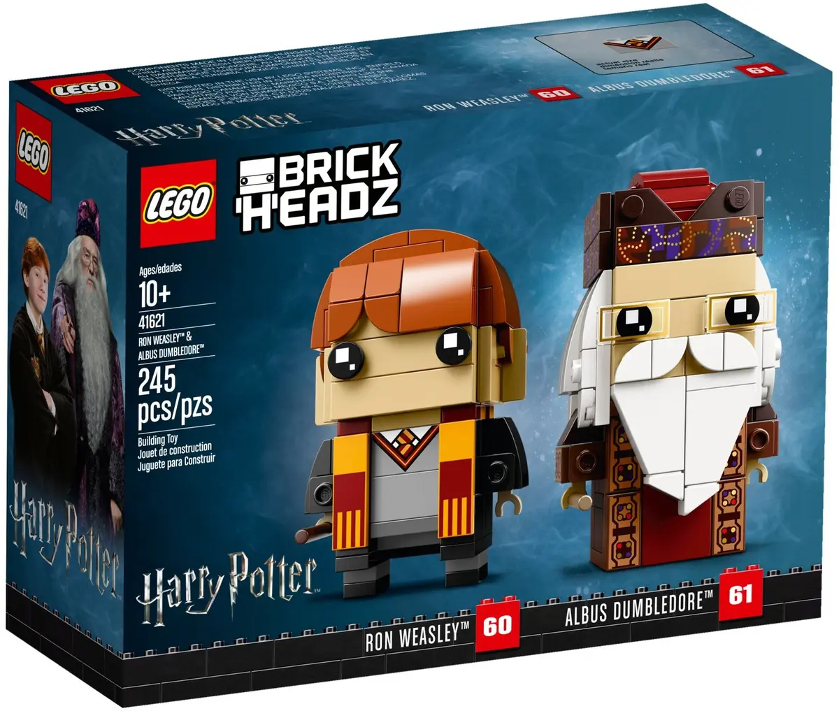 LEGO BrickHeadz 41621 Ron Weasley & Albus Dumbledore set, image 2