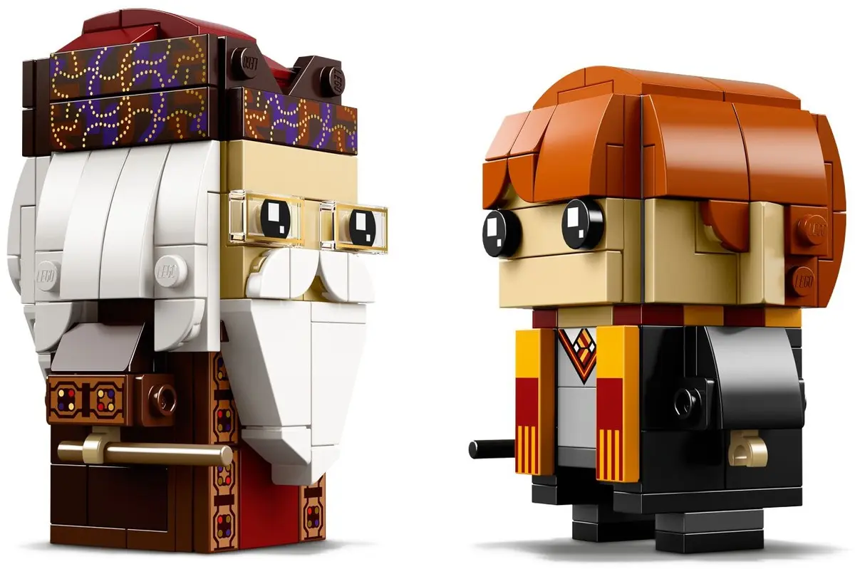 LEGO BrickHeadz 41621 Ron Weasley & Albus Dumbledore set, image 3
