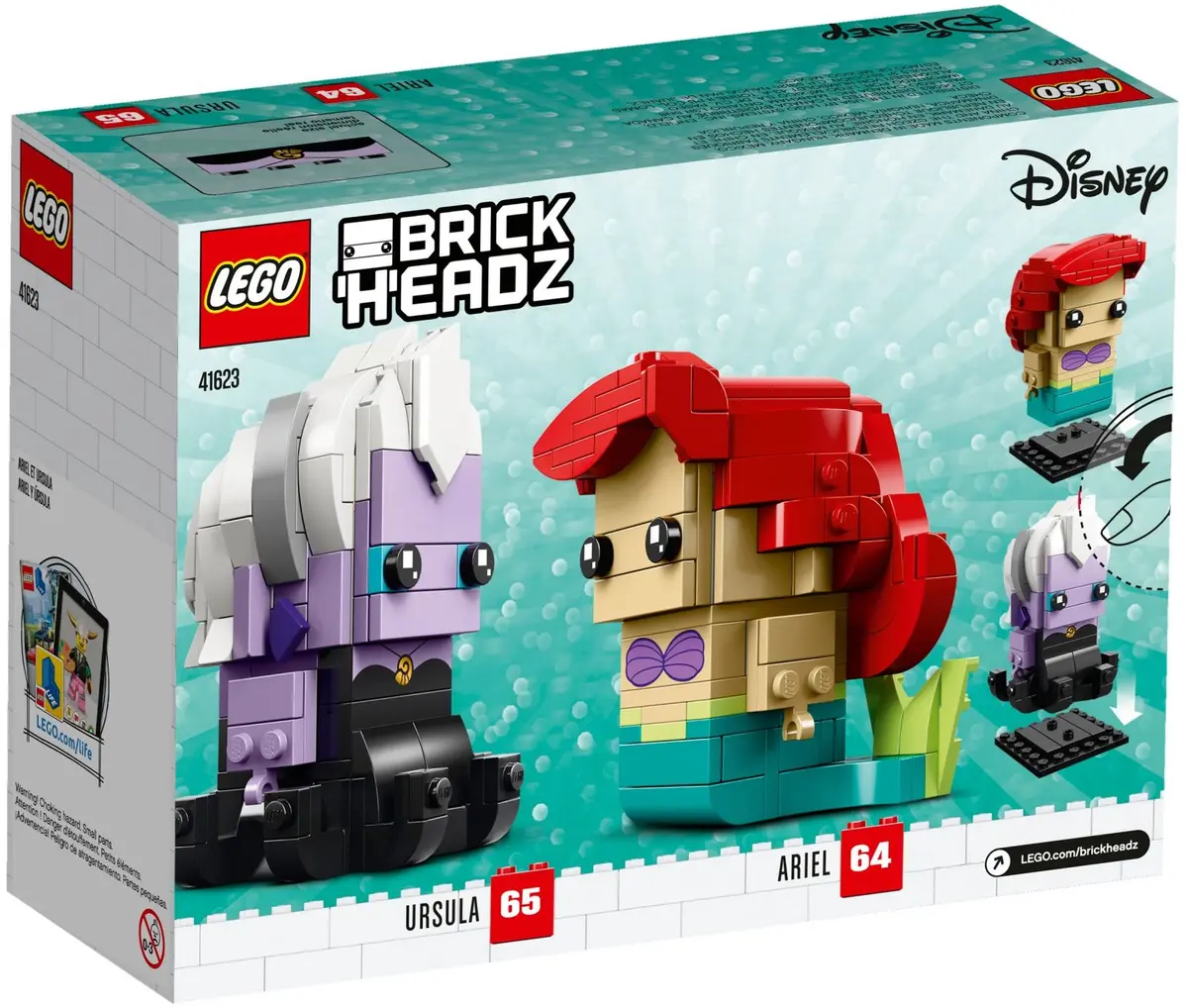 LEGO BrickHeadz 41623 Ariel & Ursula set, image 4