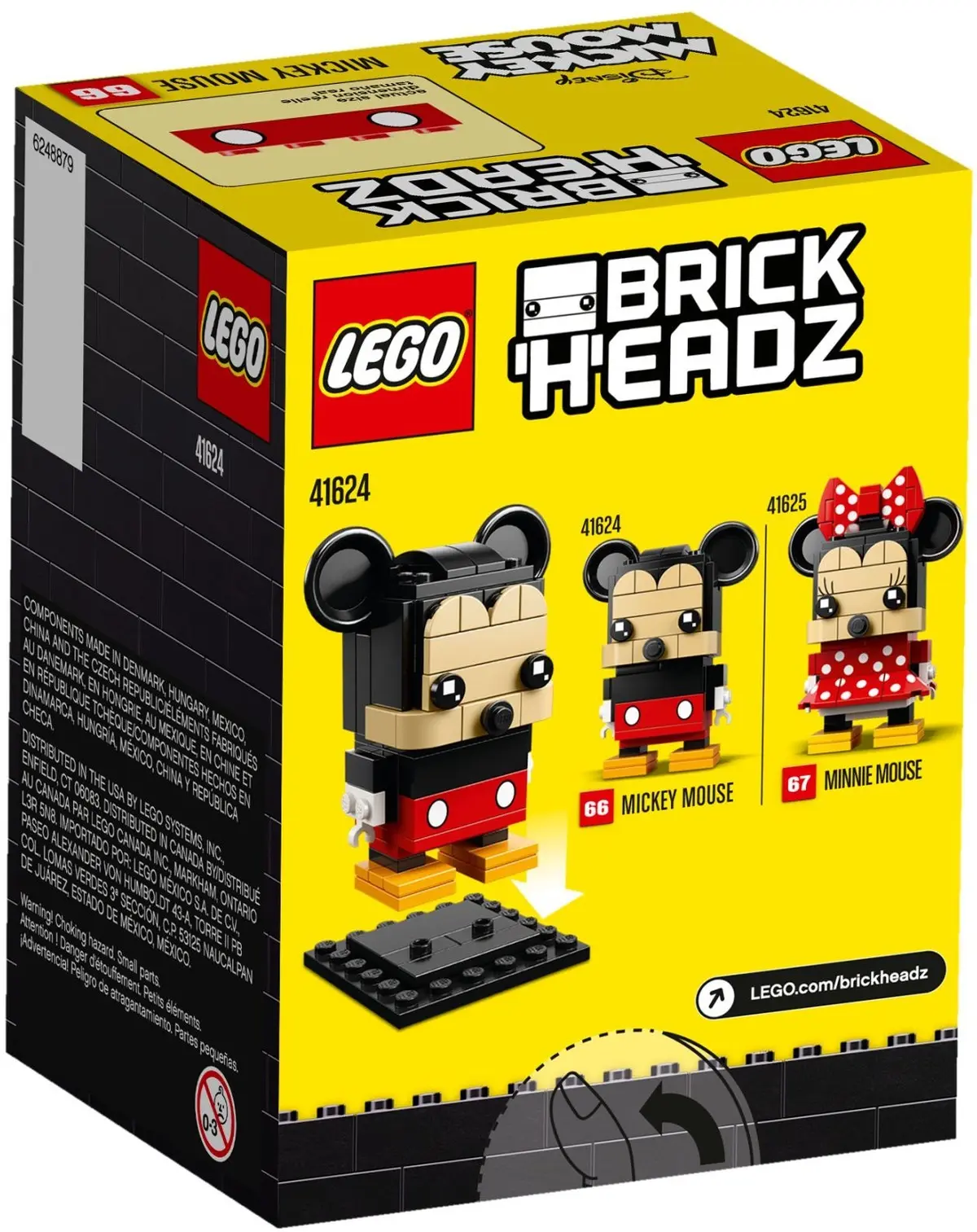 LEGO BrickHeadz 41624 Mickey Mouse set, image 4