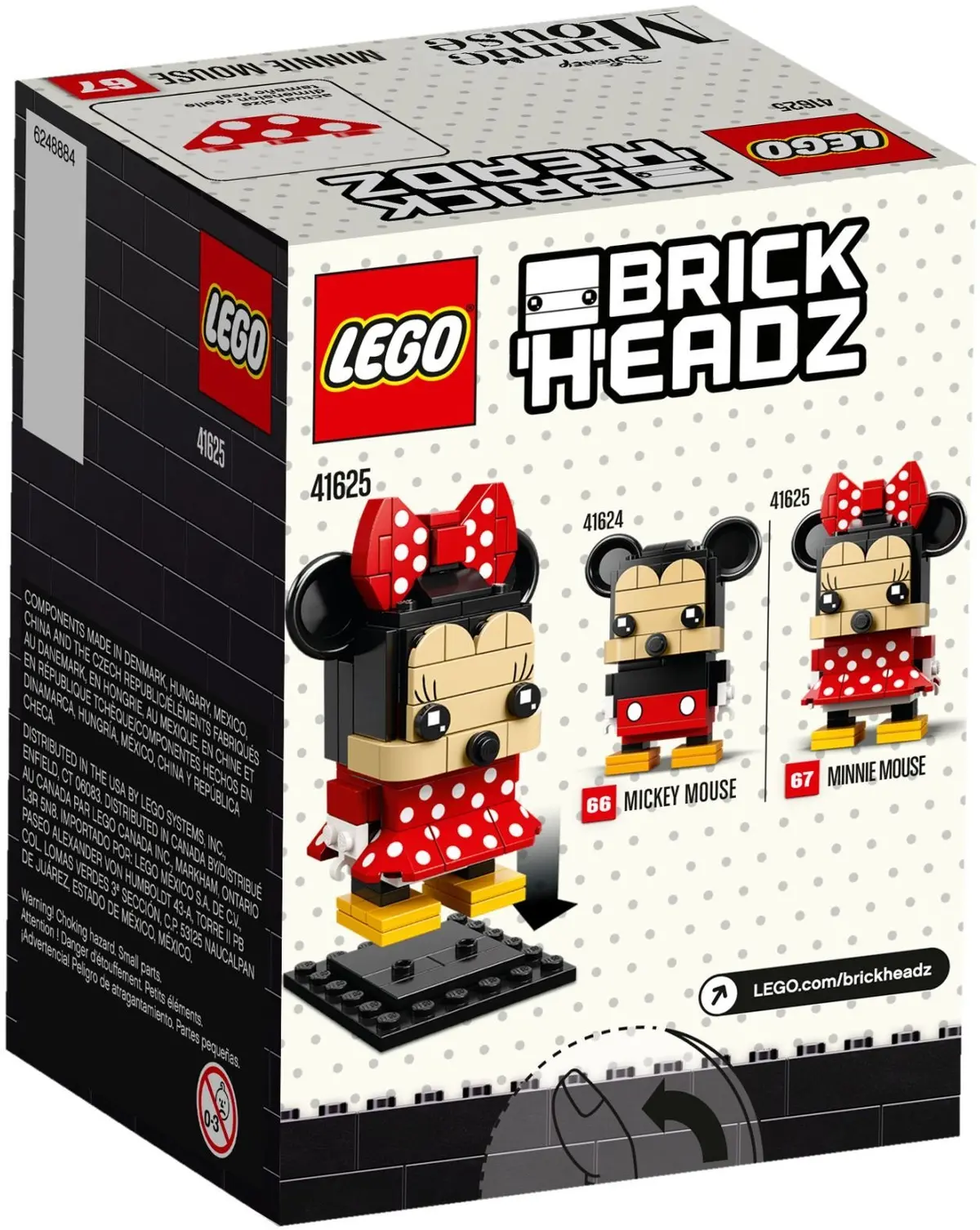 LEGO BrickHeadz 41625 Minnie Mouse set, image 4
