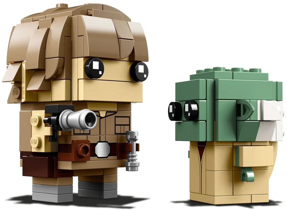 LEGO BrickHeadz 41627 Luke Skywalker & Yoda set, image 3