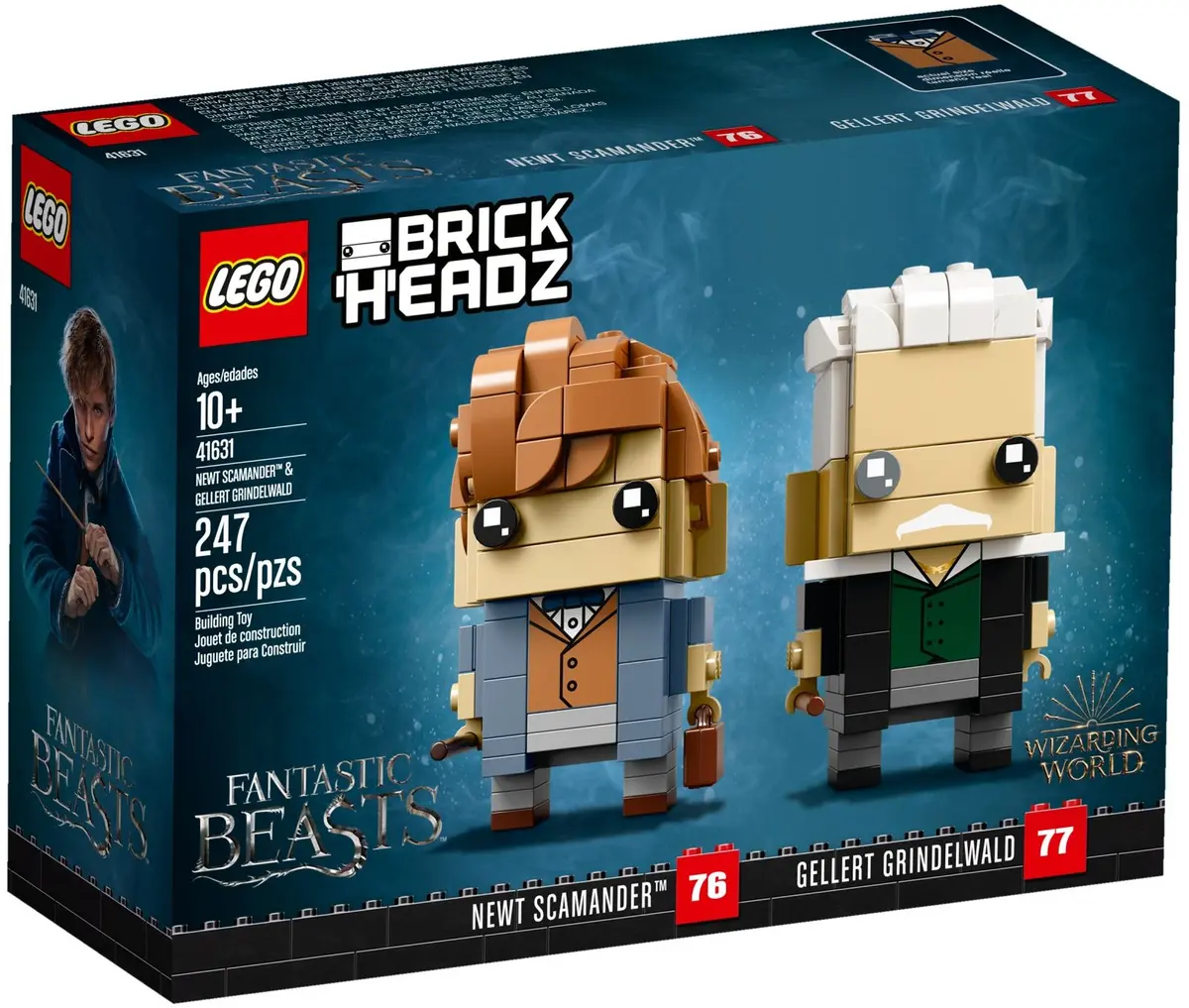 LEGO BrickHeadz 41631 Newt Scamander & Gellert Grindelwald set, image 2