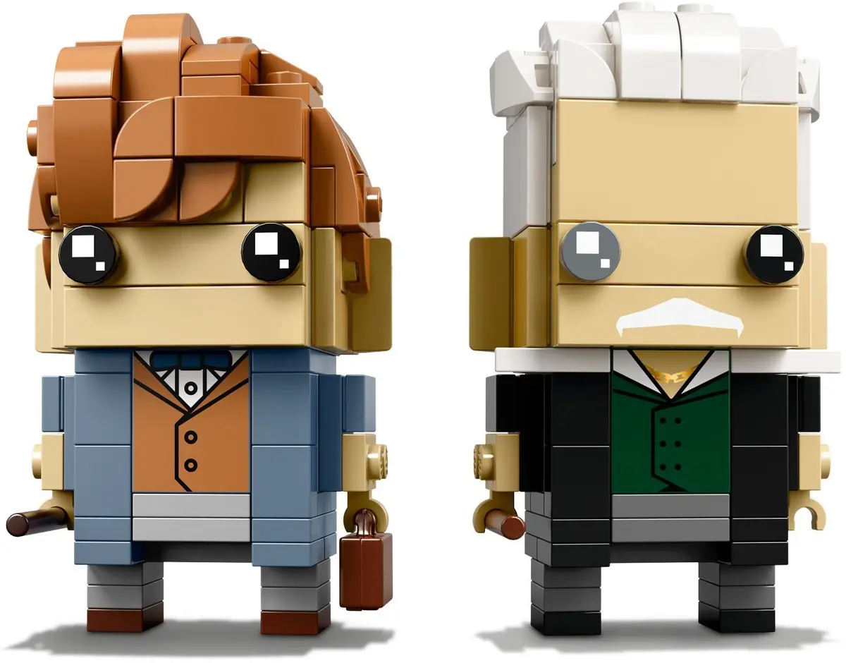 LEGO BrickHeadz 41631 Newt Scamander & Gellert Grindelwald set, image 3