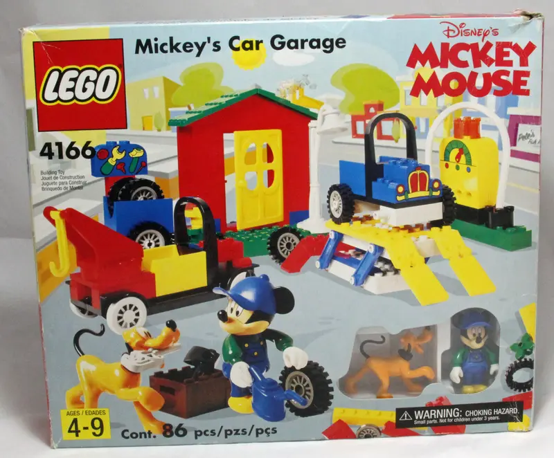LEGO Mickey Mouse 4166 Mickey's Car Garage set