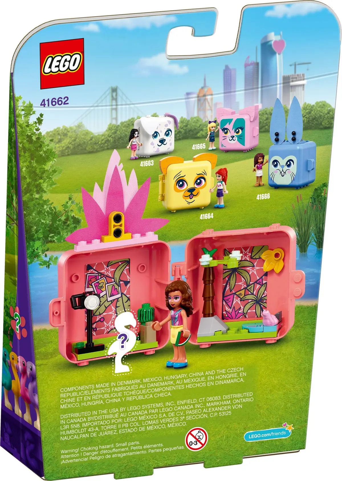 LEGO Friends 41662 Olivia's Flamingo Cube set, image 10