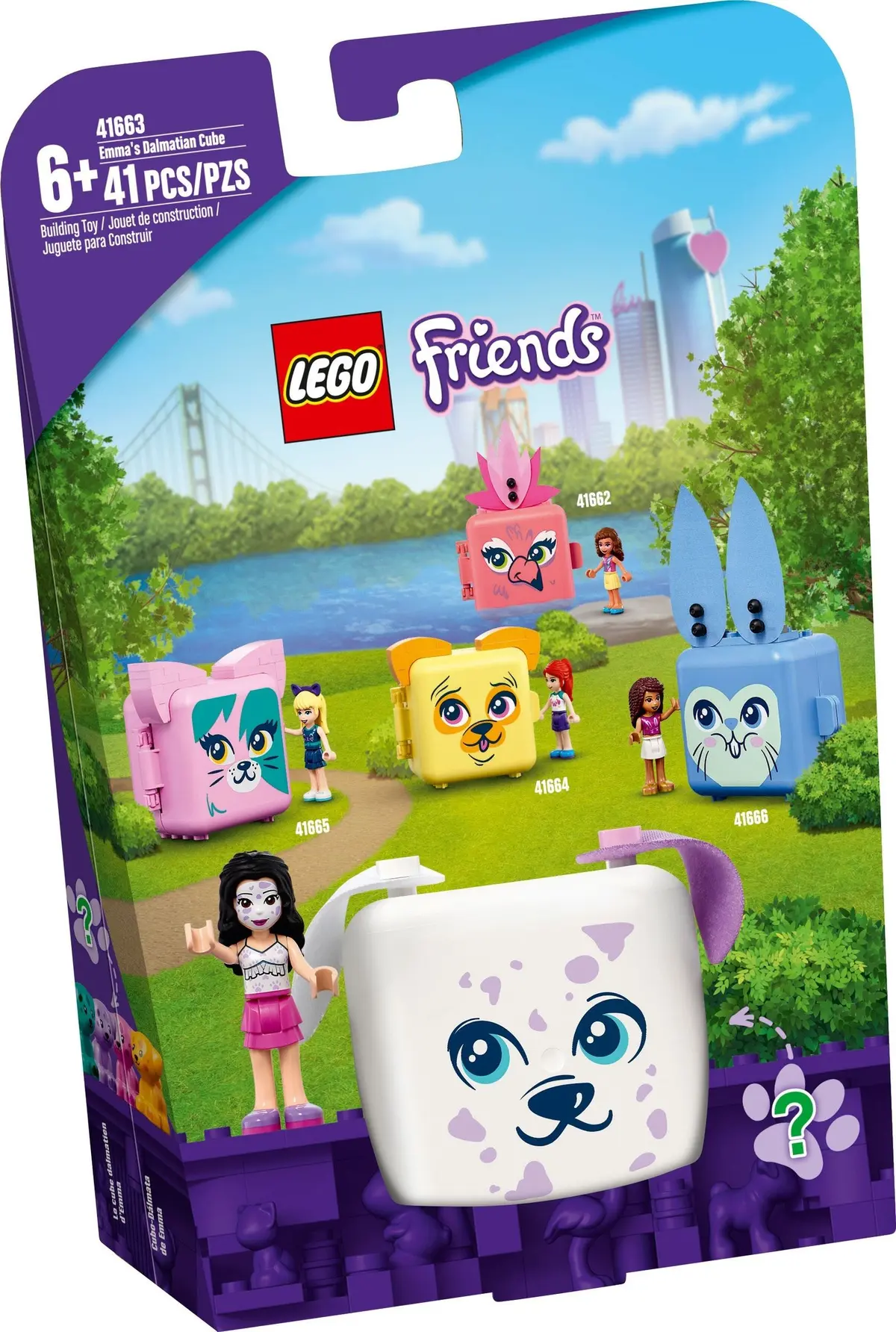 LEGO Friends 41663 Emma's Dalmatian Cube set, image 2