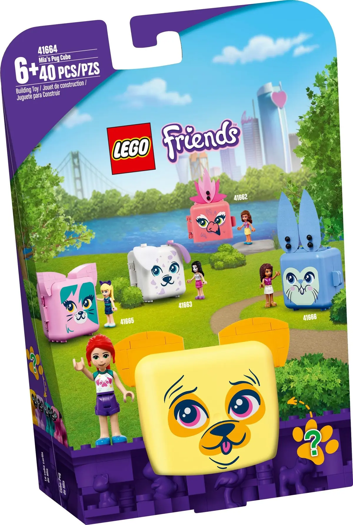 LEGO Friends 41664 Mia's Pug Cube set, image 2