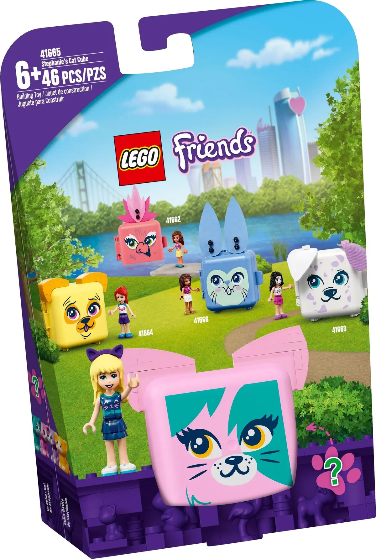 LEGO Friends 41665 Stephanie's Cat Cube set, image 2