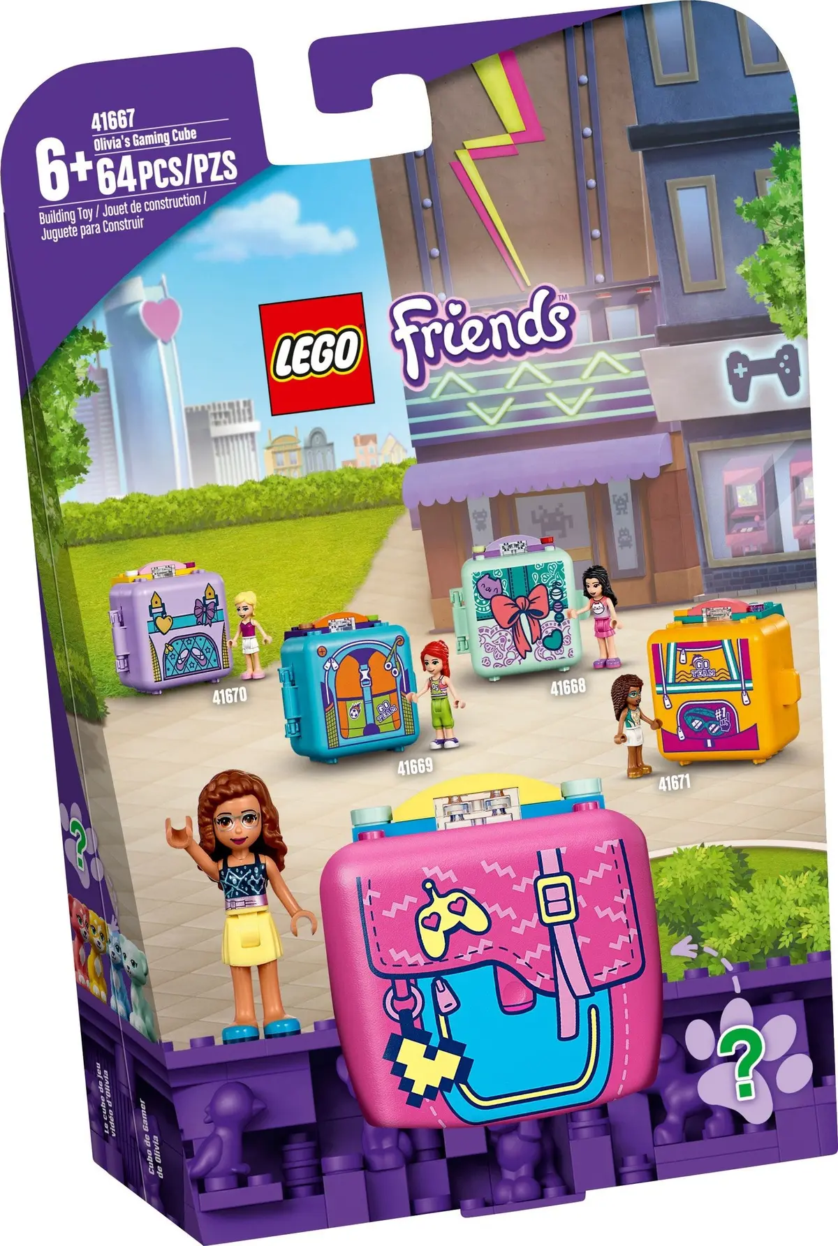 LEGO Friends 41667 Olivia's Gaming Cube set, image 2