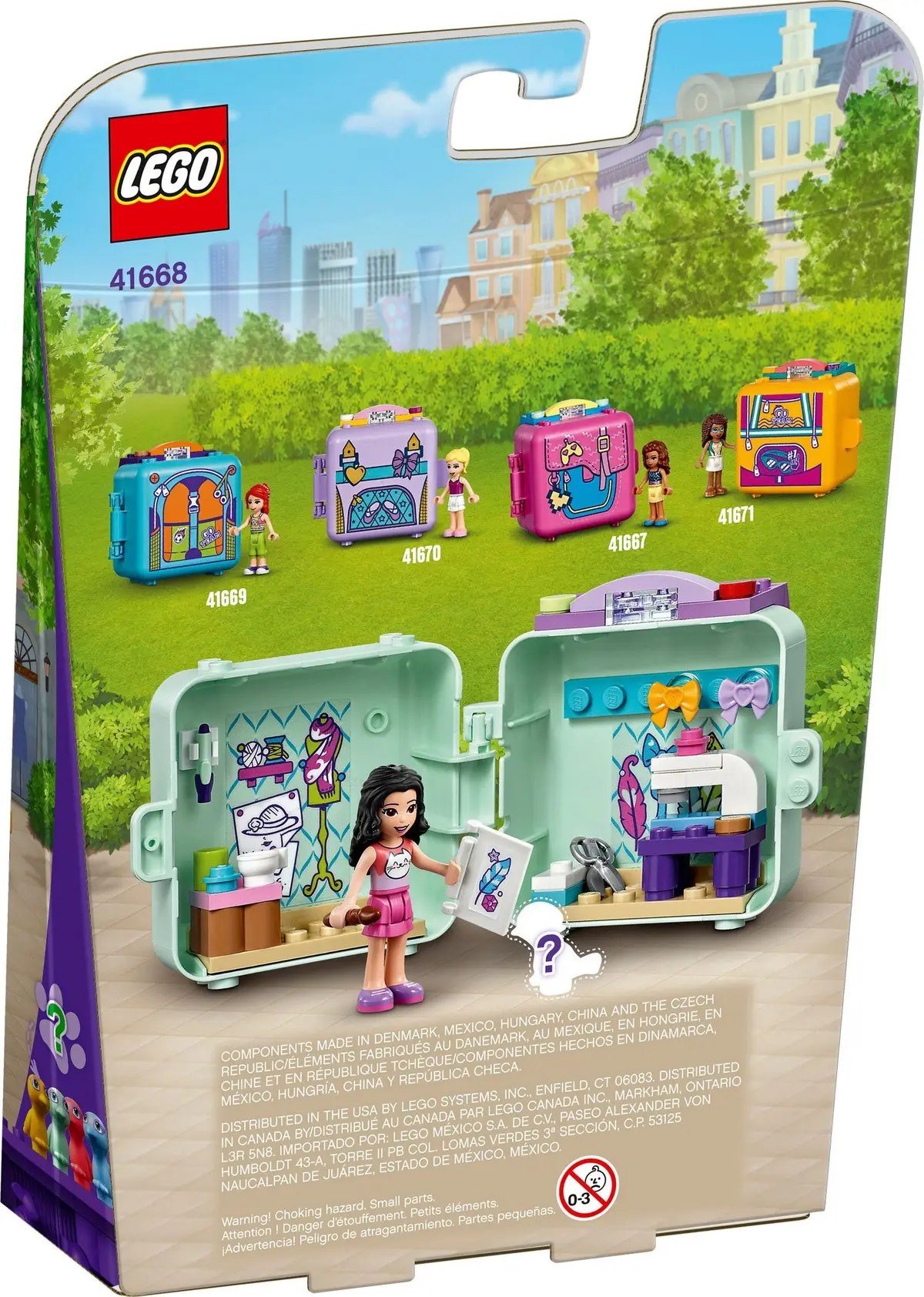 LEGO Friends 41668 Emma's Fashion Cube set, image 6