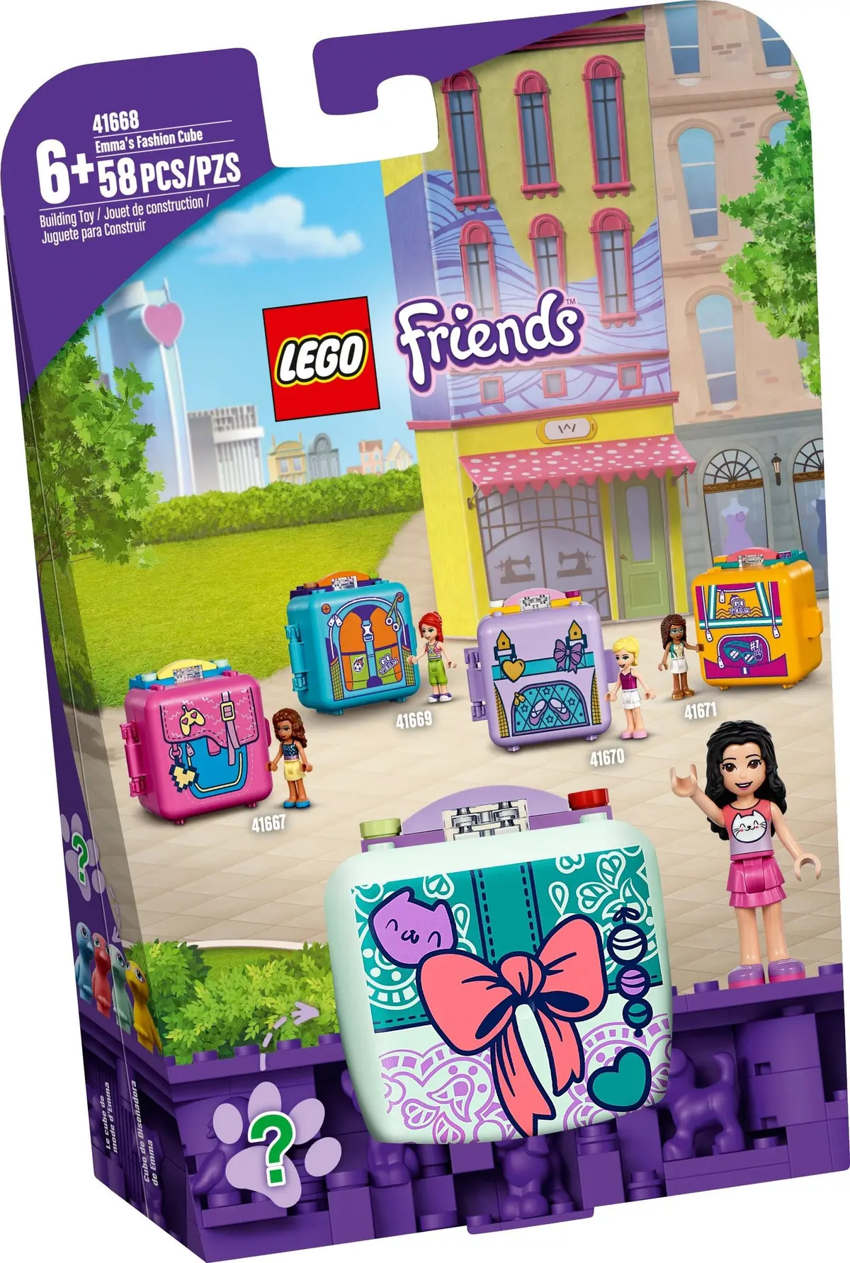LEGO Friends 41668 Emma's Fashion Cube set, image 2