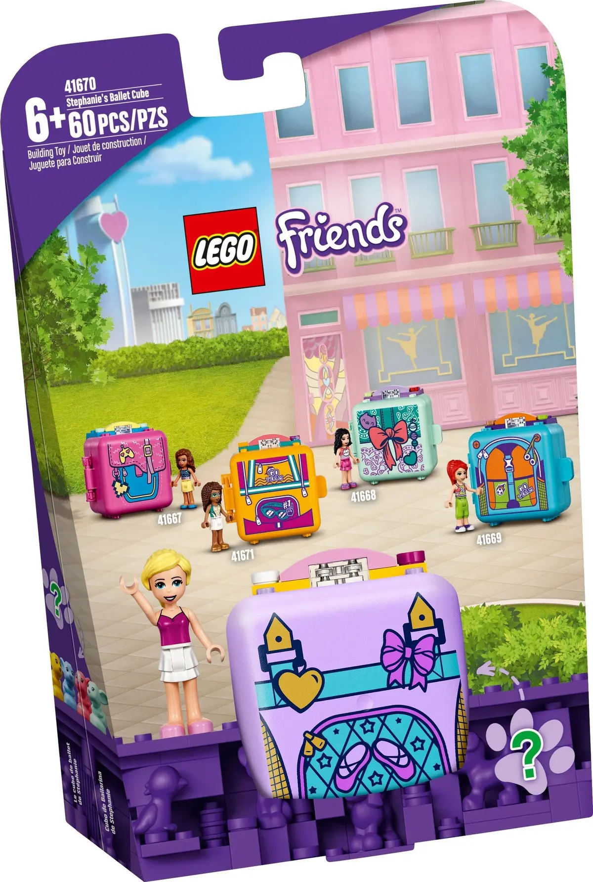 LEGO Friends 41670 Stephanie's Ballet Cube set, image 2