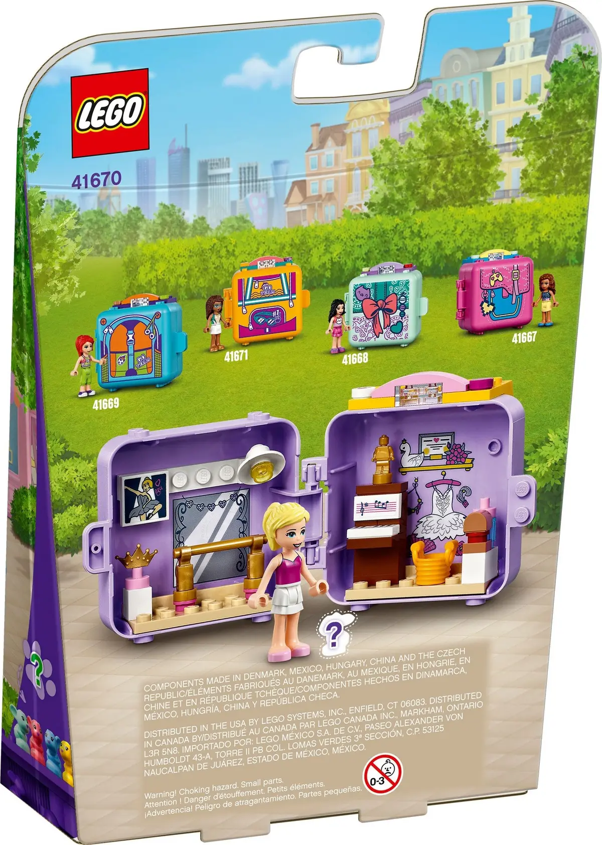 LEGO Friends 41670 Stephanie's Ballet Cube set, image 6