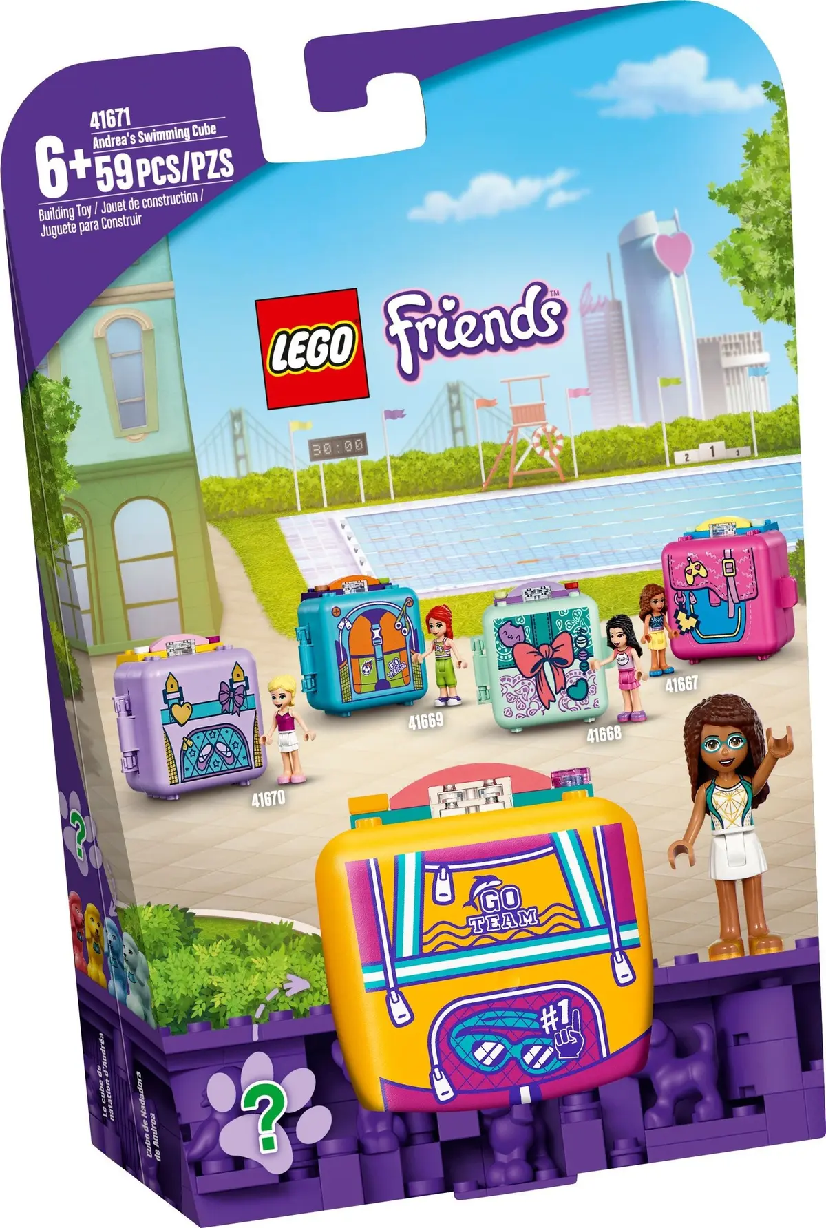 LEGO Friends 41671 Andrea's Swimming Cube set, image 2